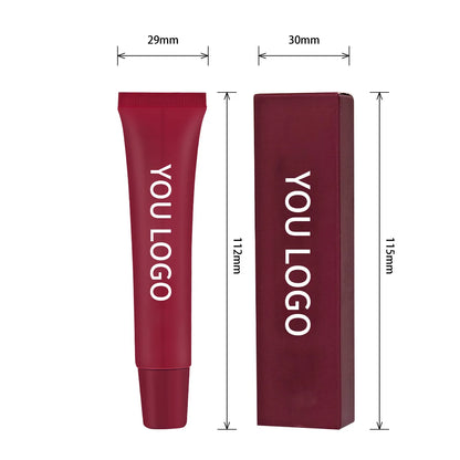 No logo Vegan Formulation Materials Color Changing Base Lip Glow Oil Hydrating High-shine Lip Plumping Gloss Private Label