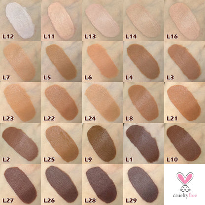 OEM Private Label Custom Logo Free Sample Vegan Full Coverage Foundation Makeup Matte Foundation for Makeup
