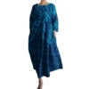 Pacific Island Tribal Design Floral Hawaiian Dresses Women Pocket Loose O-neck Polynesian Clothing Samoan Puletasi Dress