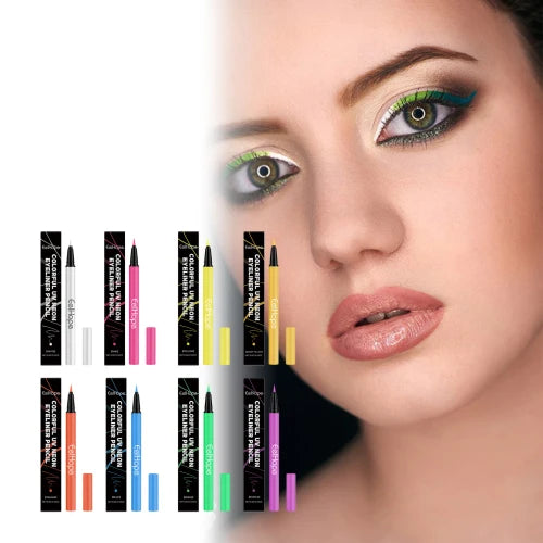 Eelhope Party Neon Liquid Eyeliner (Blue) Is Smooth Flowing Long-Lasting And Easy To Apply  Making It Perfect For
