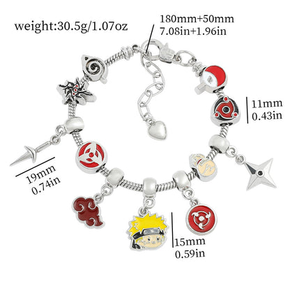 Cross-border Anime SpongeBob SquarePants DIY Beaded Bracelet with Loose Beads for Customizable Jewelry Accessories