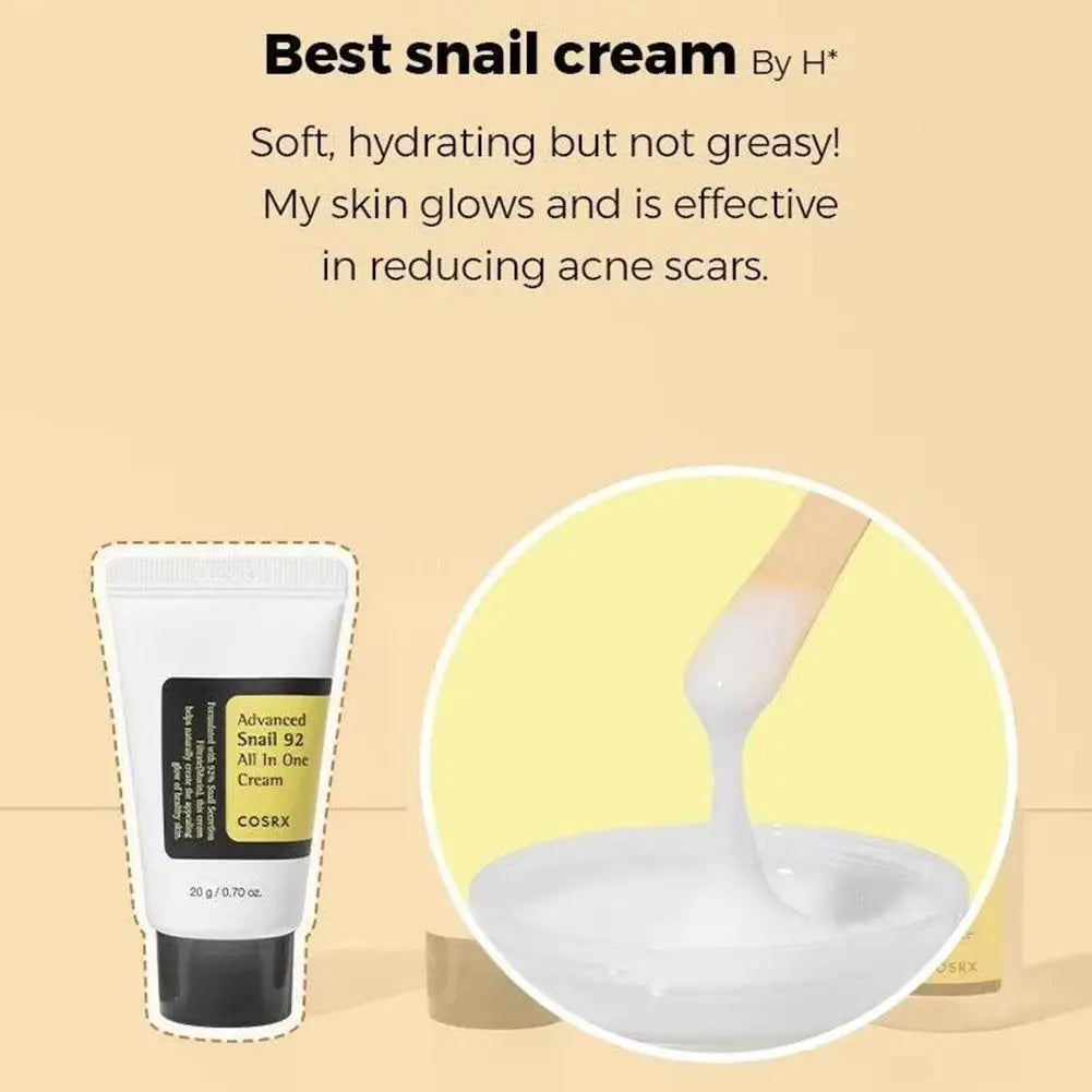 Advanced Snail 96 Mucin Skincare Set Travel Outfit Snail Essence/Cream/Cleanser/Eye Cream Korean Cosmetic Travel SkinCare Set 4p