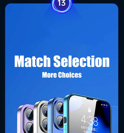 4PCS Tempered Glass for iPhone 11 12 13 14 15 16 Pro XR X XS Max 12 13 Mini 7 8 Plus Glass