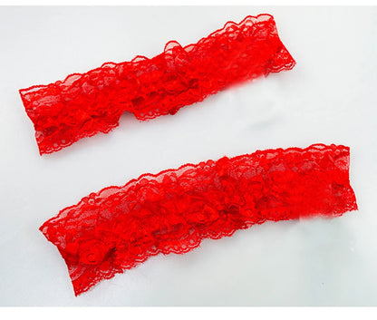 Sexy Lingerie Gather Bra Thin Section Women's Underwear Female Body Suit Crushed Lace Sexy Plus Size Erotic Clothing 3-piece Set