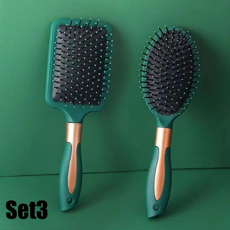 Hair Massage Air Cushion Comb Brush Scalp Hairbrush Detangle Anti Static Salon Hairdressing Styling Tool For Straight Curl Hair