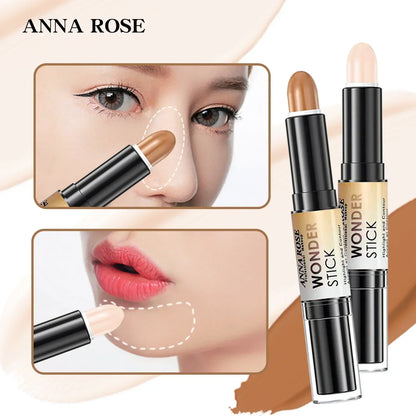 Double-headed Highlight&Contour Stick Face Nasal Shadow Water Proof Lasting Multifunctional Makeup Pen