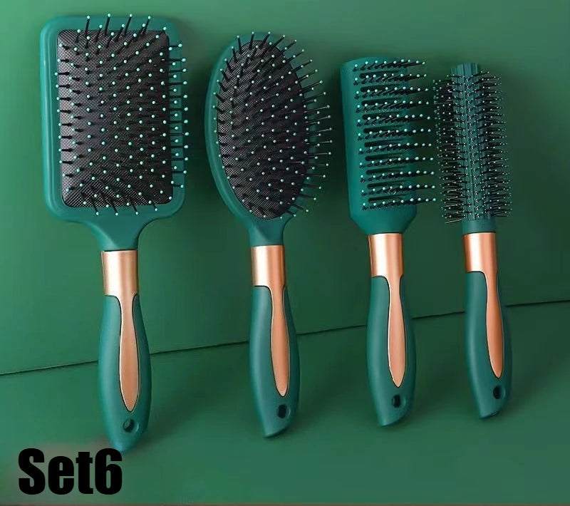 Hair Massage Air Cushion Comb Brush Scalp Hairbrush Detangle Anti Static Salon Hairdressing Styling Tool For Straight Curl Hair