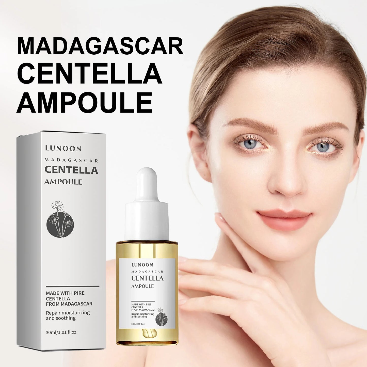 7 Seconds Repair Damaged Facial Barrier Serum Centella Asiatica Moisturize Hydrat Soothing Smoothing Anti-Aging Korean Skincare