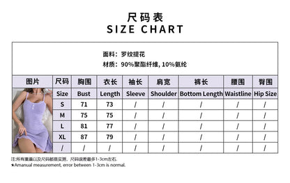 Womens Sexy Ribbed Lace Trim Nightgown Mini Sleep Dress Bodycon Spaghetti Strap Button Front Lingerie Loungewear Purple  New Hot