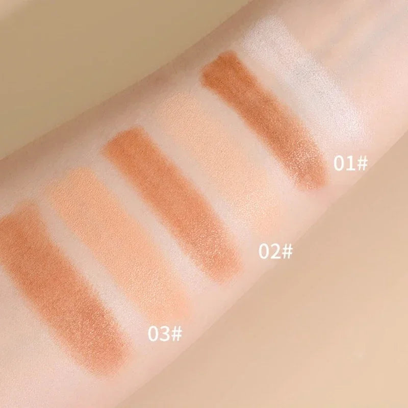 Double Head Highlight Pen High Makeup BQuality ase Foundation Stick Contouring Stick for Three-dimensional Nose Bridge Shadow