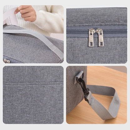 Insulated bag, lunch box, handbag, square insulated bag, aluminum foil thickened bento bag, office worker, student bring food, l