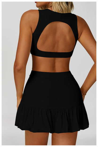 Hearuisavy Breathable Sports Bra Double Shoulder Straps Workout Top For Women Anti-sweat Fitness Top Push up Running Yoga Bra