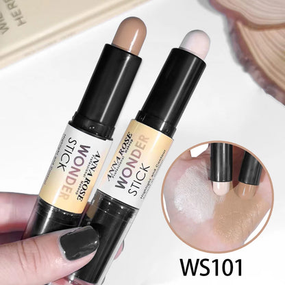 Double-headed Highlight&Contour Stick Face Nasal Shadow Water Proof Lasting Multifunctional Makeup Pen