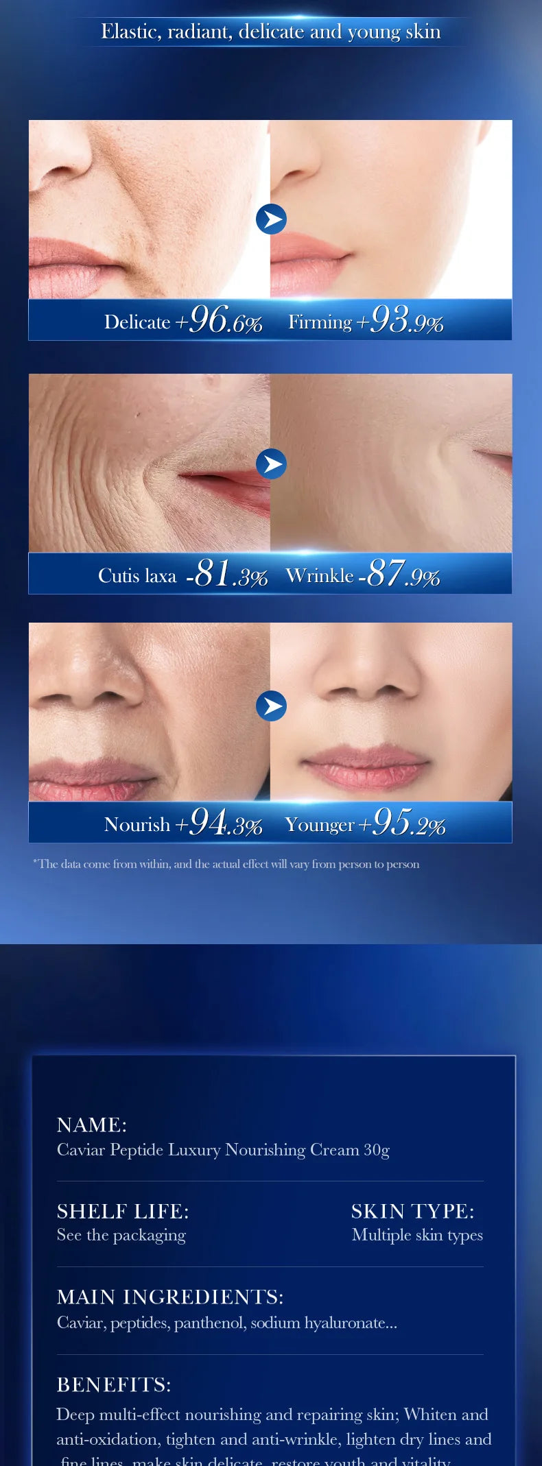 Instant Remove Wrinkle Cream Retinol Face Anti-Aging Firming Lifting Fade Fine Lines Improve Skin Moisturize Brighten Skin Care