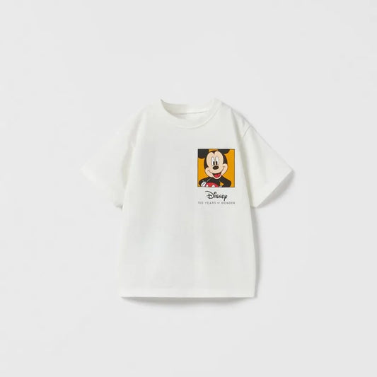 Summer Children T-shirt Printed Cartoon Fashion Baby Boy Girl Short Sleeve Tops Tees Kids Clothing Round Collar Tshirts 2024 NEW