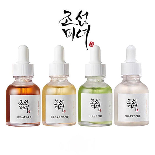 Korean Facial Moisturizing Calming Revive Glow Deep Serum Green Tea Panthenol Propolis Niacinamide Ginseng Snail Mucin Rice Skin