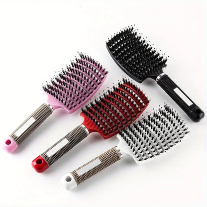 1pc Magic Scalp Massage Hair Brush for Women - Professional Detangling Tool for Wet Curly Hair - Hairdressing Tool