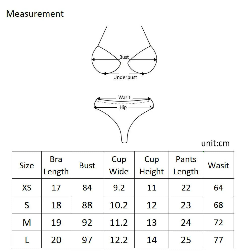Women's Cherry Print Two Piece Swimsuit Sexy Triangle Bra Mini Bikini Set Suspender Halter Backless Beach Vacation Swimwear 2025