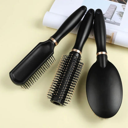Black Air Bag Anti Static Comb Plastic Massage Anti Static Hair Brush Practical Care SPA Head Massager Household Curly Hair Comb