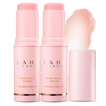 Wrinkle Bounce Moisturizing Multi Balm for Face Daily Face Moisturizer Stick All-in-One Multi Balm Hydrating Lip Eye Neck Cream