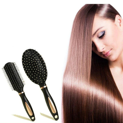 Black Air Bag Anti Static Comb Plastic Massage Anti Static Hair Brush Practical Care SPA Head Massager Household Curly Hair Comb