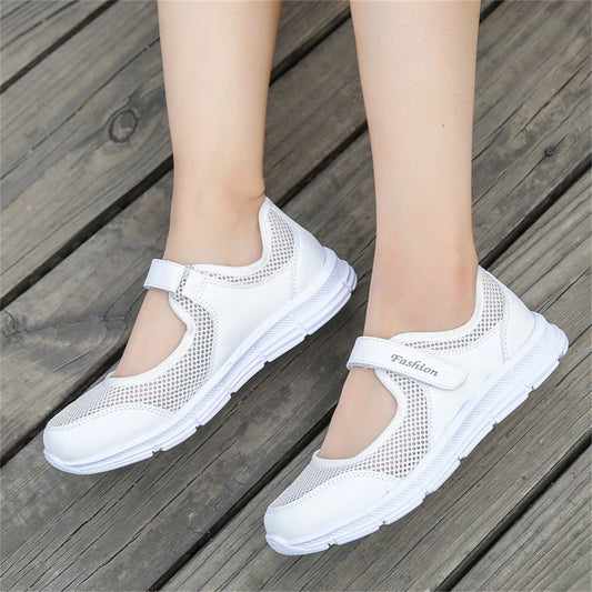 Clearance_Summer new style women's shoes sports shoes mesh breathable casual running shoes all-match lightweight mother shoes no
