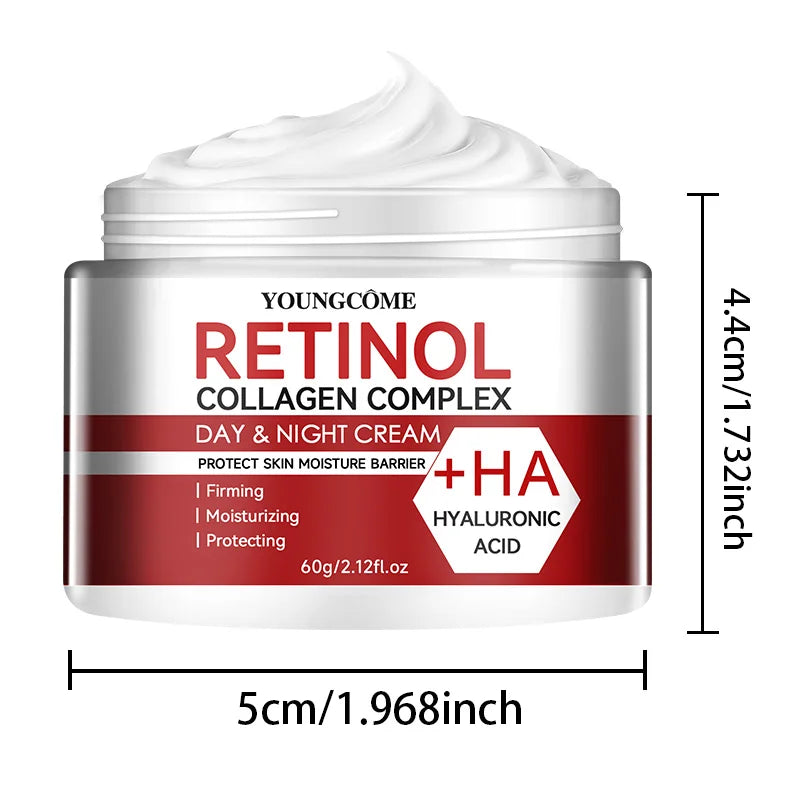 Retinol Collagen Facial Care Moisturizing Cream Deep Hydration  Suitable for dry Aging Face Cream Moisturizing Skin Repair
