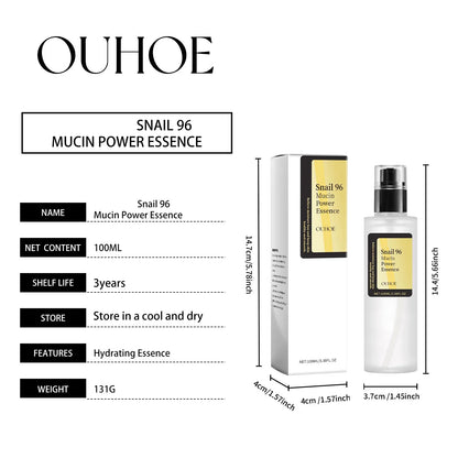 Snail 96 Mucin Power Essence Fading Fine Lines Moisturizing Lifting Firming Smoothing Nourishin Brightening Skin Care