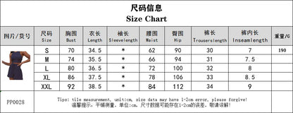 2025 Summer Two Piece Set Women New Fashion Casual Beach Lace Up Elastic Waist Solid Color Sleeveless Vest Crop Tops Short Sets