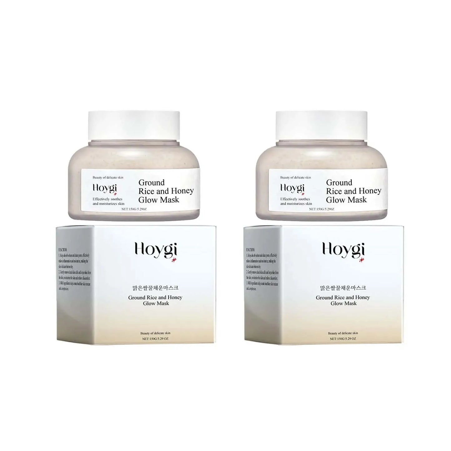 Rice & Honey Face Mask Moisturizing Fade Dark Spot Hydrating Repair Brightening Shrink Pore Hydrating Mask Glowing Skin Care