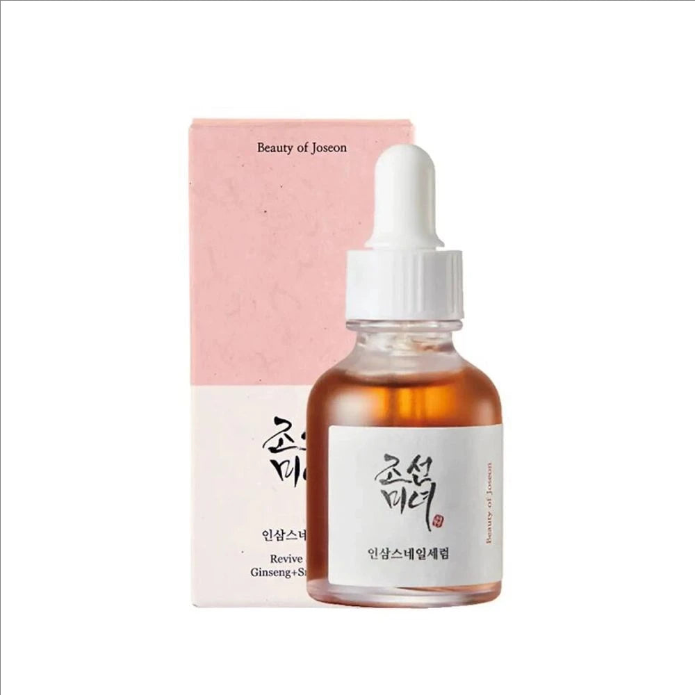 Korean Facial Moisturizing Calming Revive Glow Deep Serum Green Tea Panthenol Propolis Niacinamide Ginseng Snail Mucin Rice Skin
