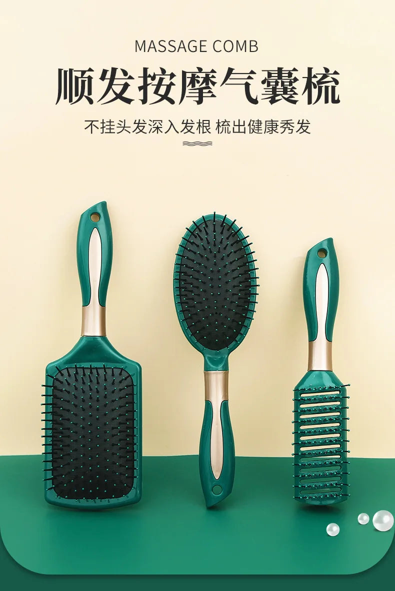 1PC Anti-static Smooth Hair Air Cushion Comb with Massage Airbag for Curly Hair Comfortable Scalp Massage