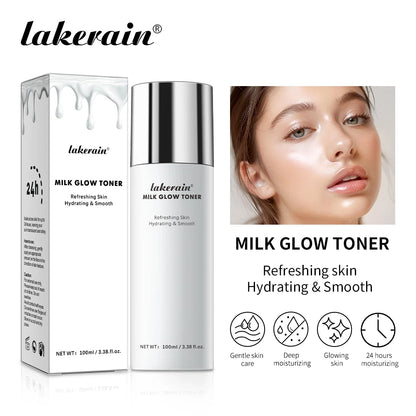 Milk Glow Toner Brightening Skin Powerfully Moisturizes Relieve Dry And Tired Skin Locks In Moisture Beauty Skin Care 100ML