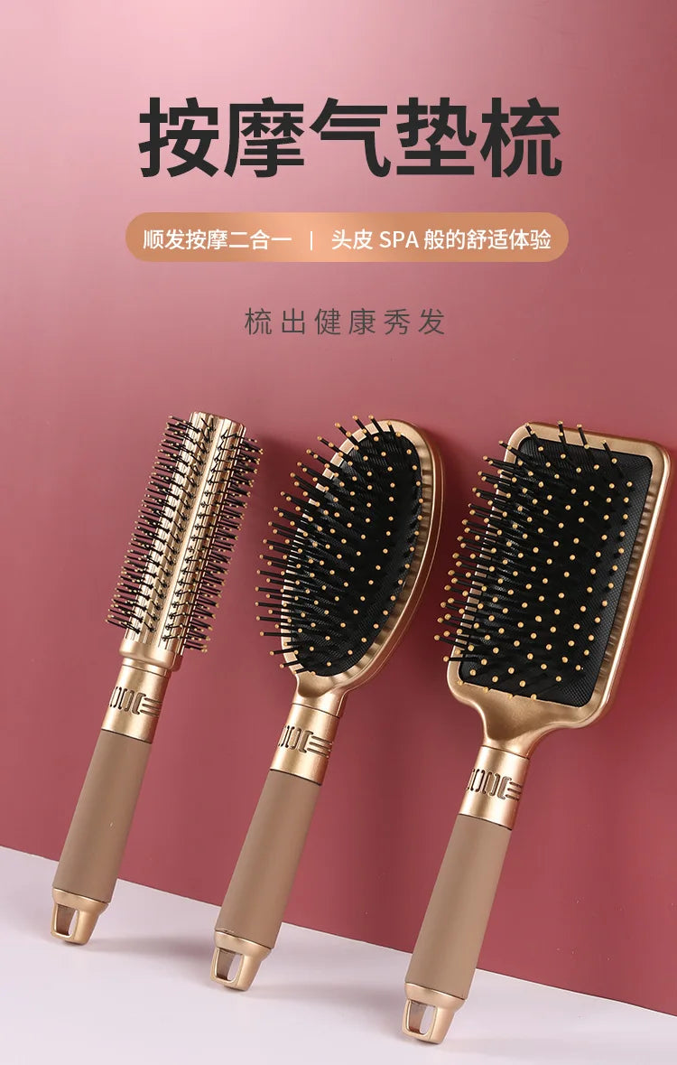 Professional Salon Straight Smooth Paddle Hair Brush Large Hairdressing All Hair Type Hairbrush Styling Comb for Women Men