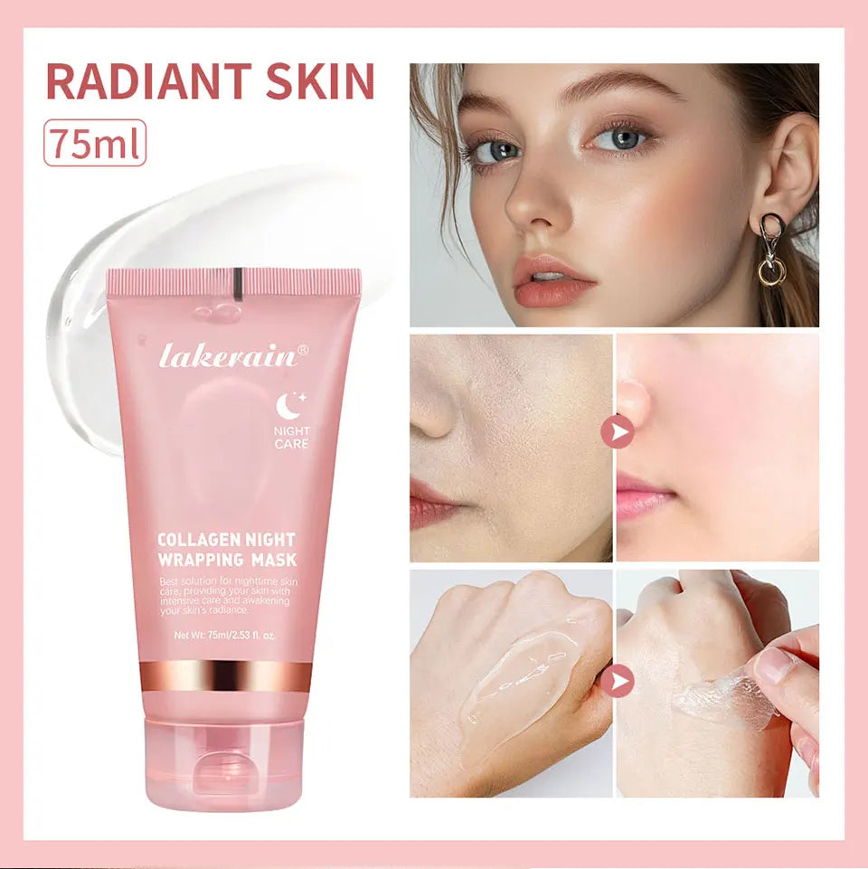 Korean Deep Collagen Mask Peel Off Mask Face Anti Wrinkle Lifting  Skin Care Masks Bio Pack Night Wrapping Woman Overnight Skin