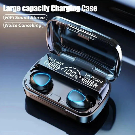 Bluetooth 5.1 Headphones TWS Wireless Earphone Sport Noise Cancelling Headsets Touch Control 3500mAH Earbuds for iPhone Xiaomi