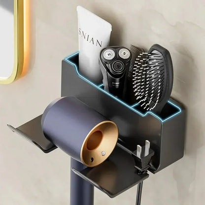 1 Pcs Hair Dryer Holder Wall Dryer Cradle Straightener Stand Hairdryer Organizer