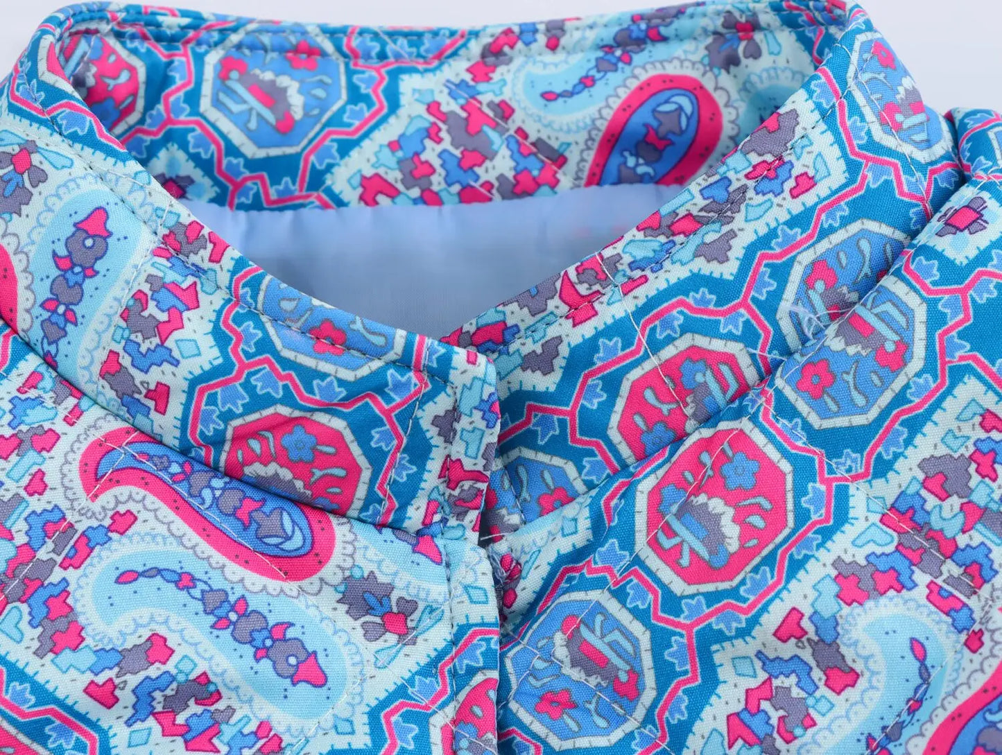 2025 New Women's Clothing: European and American Style Fashionable Casual Simple Versatile Early Autumn Printed Cotton Coat