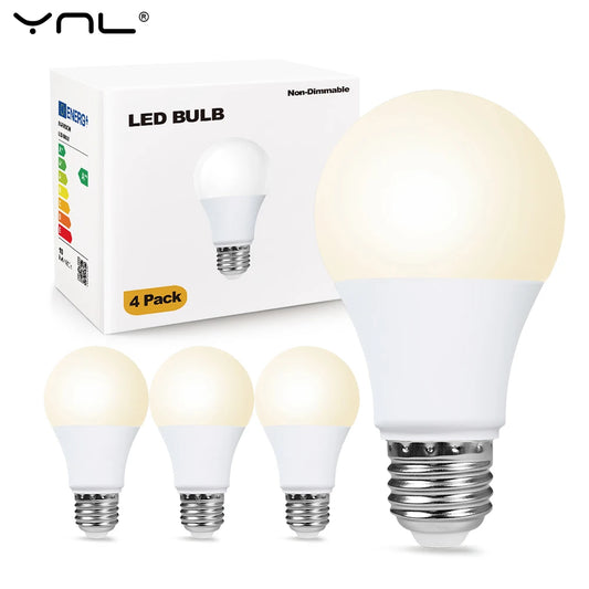 4pcs/lot E27 LED Bulb Lamps AC 220V SMD2835 3W 6W 9W 12W 15W 18W Lampada Led Lig