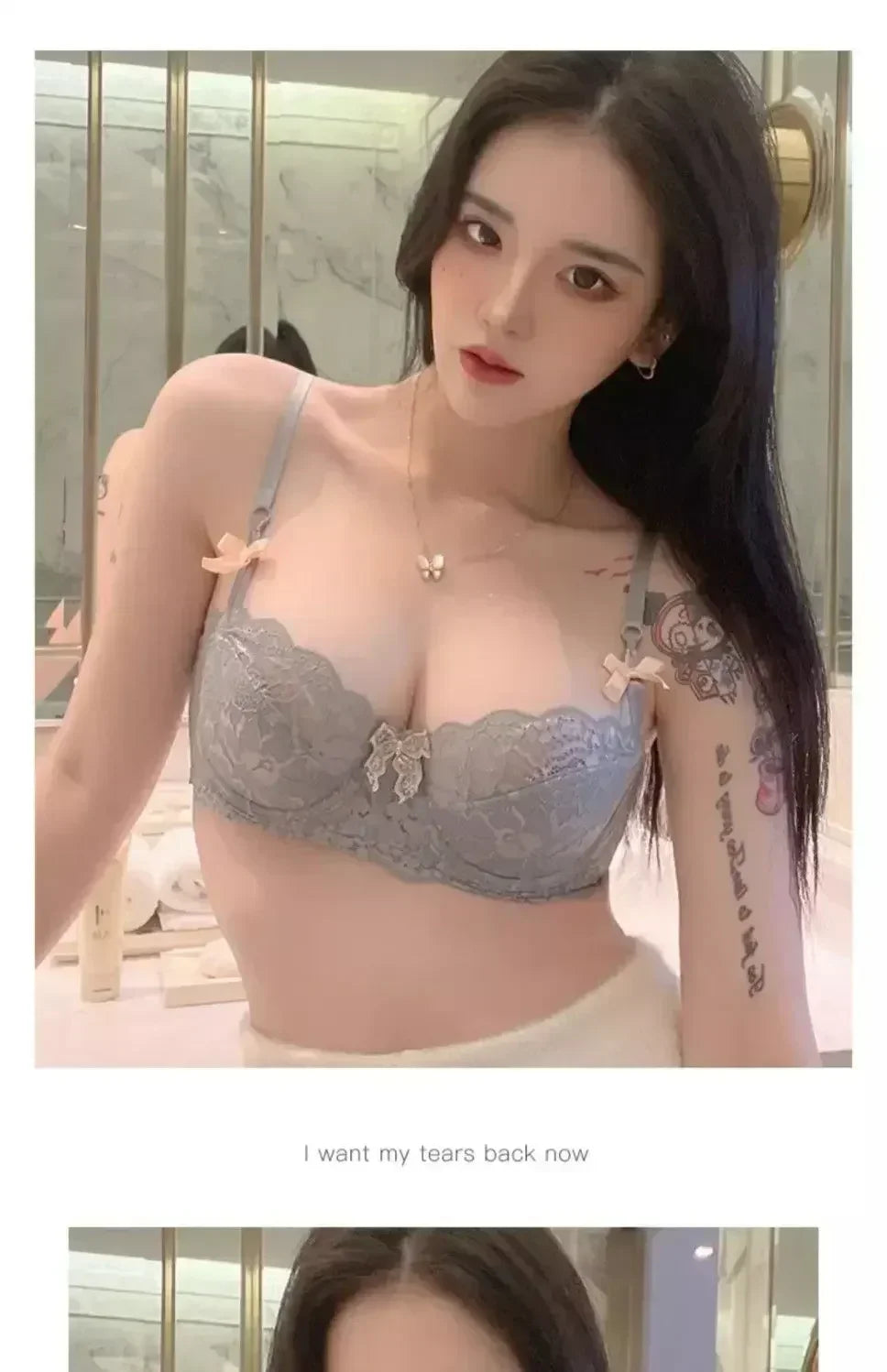 MOYISU French Romantic Lace Comfortable Breathable Sexy Tushy Slim Bra Collection Pure Desire Girls Super Beautiful Underwear SE