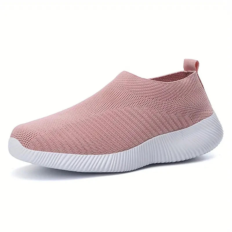 Summer Fashion Women Shoes Soft Outdoor Sneakers Lightweight Comfortable Women Slip On Ladies Loafers Walking Shoes For Woman