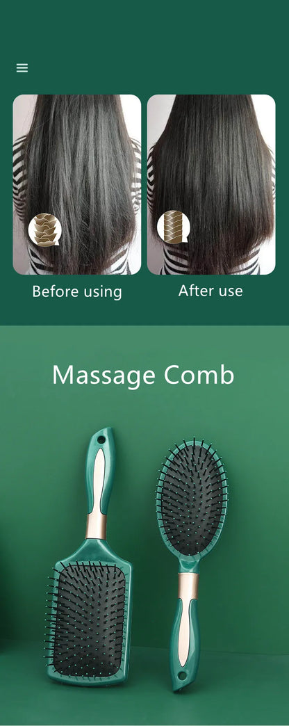 1PC Anti-static Smooth Hair Air Cushion Comb with Massage Airbag for Curly Hair Comfortable Scalp Massage