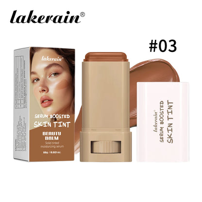Stick Foundation Balm Serum Boosted Skin Tint Foundation Stick Smooth Plumper Hight Coverage Travel Bronze Foundation Stick Make