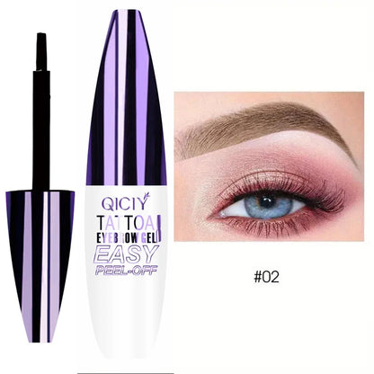 Lasting 3 Days Tattoo Easy Peel Off Eyebrow Gel Cream Types Long-Lasting Smudge-Proof Sweat Resistant  Waterproof Cosmetics