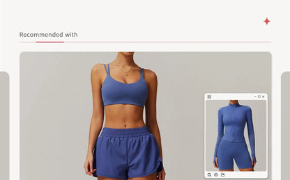 Yoga Shorts for Women Pocket Naked Quick Drying Sports Shorts Fitness Yoga Pants Two Pieces Of Shorts Hip Lifting Running Shorts