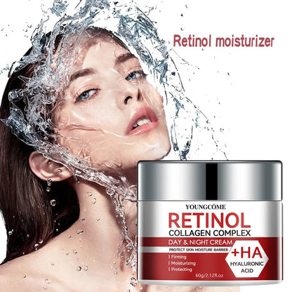 Retinol Collagen Facial Care Moisturizing Cream Deep Hydration  Suitable for dry Aging Face Cream Moisturizing Skin Repair