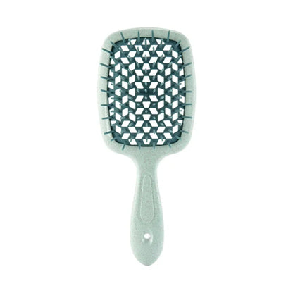 1pc Wide Teeth Air Cushion Combs Salon Scalp Massage Hair Brush Wheat Straw Environmental Protection Hair Brush DIY Styling Tool