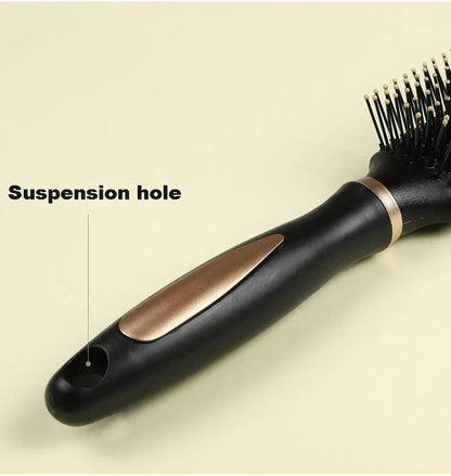 Black Air Bag Anti Static Comb Plastic Massage Anti Static Hair Brush Practical Care SPA Head Massager Household Curly Hair Comb