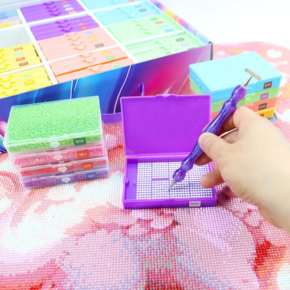 1pc New 5D Diamond Painting Art Drawer Box Tray Kit Placing Drill Tray Storage Small Box for 5D Diamond Moasic Tools Accessories