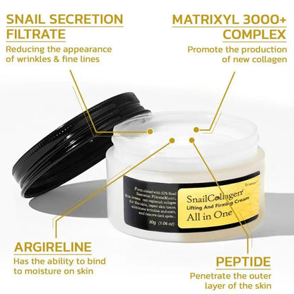Snail Collagen Face Cream/Repair Essence Moisturizing Lifting Smoothing Nourishing Cream Korean Cosmetics Skin Care